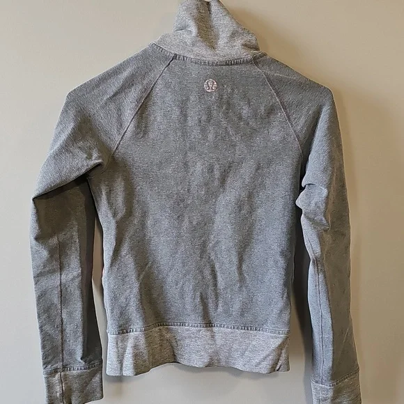 Lululemon Gray And Pink Size 4 Zip Up Jacket - Picture 3 of 4